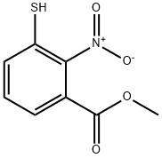 Benzoic acid, 3-mercapto-2-nitro-, methyl ester 结构式
