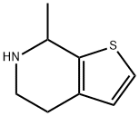 Thieno[2,3-c]pyridine, 4,5,6,7-tetrahydro-7-methyl- 结构式