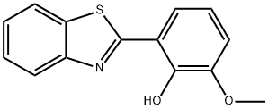Phenol, 2-(2-benzothiazolyl)-6-methoxy- 结构式