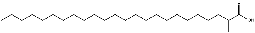 2-methyl-tetracosanoic acid 结构式