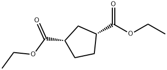 1,3-Cyclopentanedicarboxylic acid, diethyl ester, cis- (9CI) 结构式
