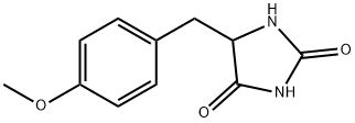 2,4-Imidazolidinedione, 5-[(4-methoxyphenyl)methyl]- 结构式