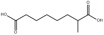 2-甲基辛二酸 结构式