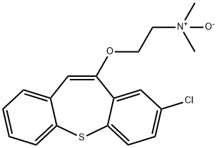 Ethanamine, 2-[(8-chlorodibenzo[b,f]thiepin-10-yl)oxy]-N,N-dimethyl-, N-oxide 结构式