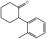 Cyclohexanone, 2-(2-methylphenyl)- 结构式