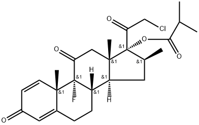Clobetasone Butyrate EP Impurity I 结构式