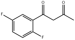 1-(2,5-二氟苯基)丁烷-1,3-二酮 结构式