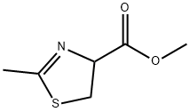 2-甲基-4,5-二氢噻唑-4-羧酸甲酯 结构式