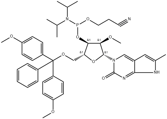 2’-O-Methyl-pyrrolo C CEP 结构式