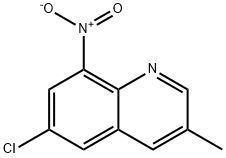 Quinoline, 6-chloro-3-methyl-8-nitro- 结构式