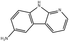 9H-Pyrido[2,3-b]indol-6-amine 结构式