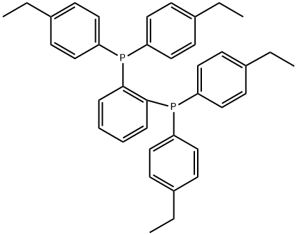 1,2-bis(bis(4-ethylphenyl)phosphino)benzene 结构式