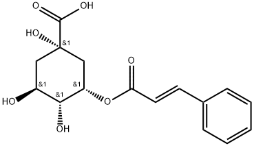 5-O-肉桂酰奎宁酸 结构式