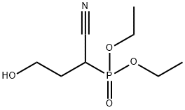 Phosphonic acid, (1-cyano-3-hydroxypropyl)-, diethyl ester (9CI) 结构式