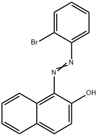 2-Naphthalenol, 1-[2-(2-bromophenyl)diazenyl]- 结构式