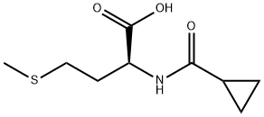 2-(cyclopropylformamido)-4-(methylsulfanyl)butanoic Acid 结构式