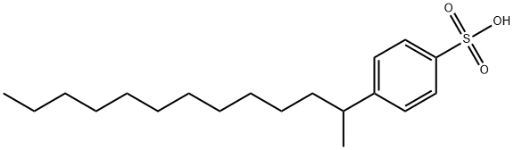 Benzenesulfonic acid, 4-(1-methyldodecyl)- 结构式