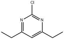 2-氯-4,6-二乙基嘧啶 结构式