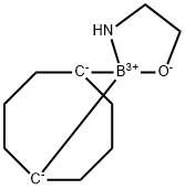 Boron, [2-(amino-κN)ethanolato-κO](1,5-cyclooctanediyl)-, (T-4)- 结构式