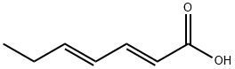 2,4-Heptadienoic acid, (2E,4E)- 结构式