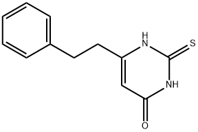 4(1H)-Pyrimidinone, 2,3-dihydro-6-(2-phenylethyl)-2-thioxo- 结构式