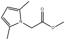 2,5-二甲基-1H-吡咯-1-乙酸甲酯 结构式