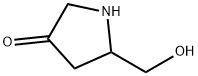 3-Pyrrolidinone,5-(hydroxymethyl)- 结构式