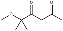 5-甲氧基-5-甲基己烷-2,4-二酮 结构式