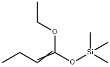 Silane, [(1-ethoxy-1-buten-1-yl)oxy]trimethyl- 结构式