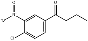 1-Butanone, 1-(4-chloro-3-nitrophenyl)- 结构式