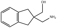 (2-(氨基甲基)-2,3-二氢-1H-茚-2-基)甲醇 结构式