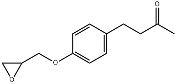 2-Butanone, 4-[4-(2-oxiranylmethoxy)phenyl]- 结构式