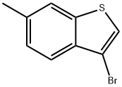 Benzo[b]thiophene, 3-bromo-6-methyl- 结构式