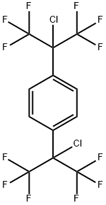 1,4-Bis(2-Chlorohexafluoroisopropyl)benzene 结构式