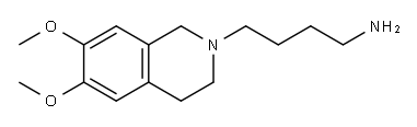 2(1H)-Isoquinolinebutanamine, 3,4-dihydro-6,7-dimethoxy- 结构式