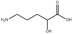 Pentanoic acid, 5-amino-2-hydroxy- 结构式