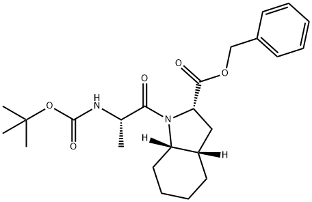N-Boc-N-Desethyl-2-Methylbutanoate Perindopril Benzyl Ester 结构式
