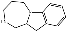 1H,2H,3H,4H,5H,11H,11aH-[1,4]diazepino[1,2-a]indole 结构式