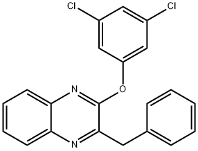 Quinoxaline, 2-(3,5-dichlorophenoxy)-3-(phenylmethyl)- 结构式