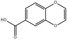 苯并[B][1,4]二氧杂环己烯-6-羧酸 结构式