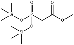 Acetic acid, 2-[bis[(trimethylsilyl)oxy]phosphinyl]-, methyl ester 结构式