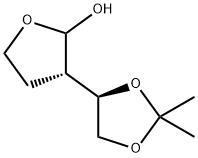 2-Furanol, 3-[(4R)-2,2-dimethyl-1,3-dioxolan-4-yl]tetrahydro-, (3S)- 结构式