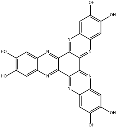 二喹喔啉并[2,3-A:2',3'-C]吩嗪-2,3,8,9,14,15-六醇 结构式