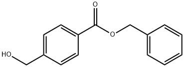 4-(羟甲基)苯甲酸苄酯 结构式