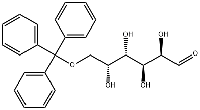 6-O-三苯甲基D吡喃半乳糖 结构式