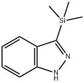 1H-Indazole, 3-(trimethylsilyl)- 结构式