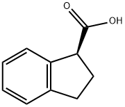 (S)-2,3-二氢-1H-茚-1-羧酸 结构式