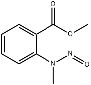 Benzoic acid, 2-(methylnitrosoamino)-, methyl ester 结构式