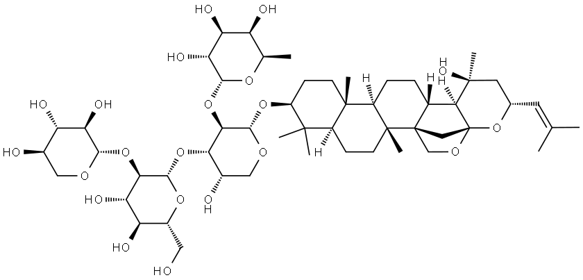 酸枣仁皂苷 B1 结构式