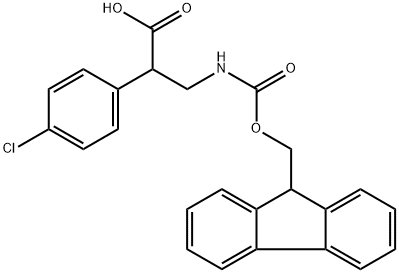 2-cyclohexyl-3-(9H-fluoren-13-ylmethoxycarbonylamino)propanoic acid(WXC09080) 结构式